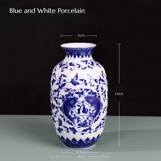 Small Blue and White Porcelain Vase