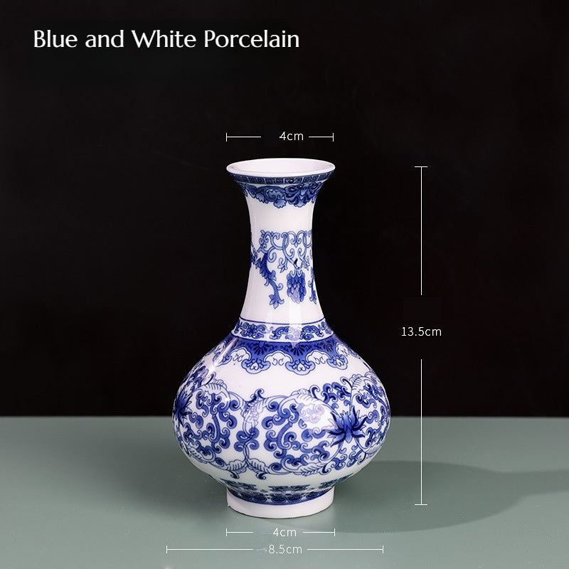 Small Blue and White Porcelain Vase