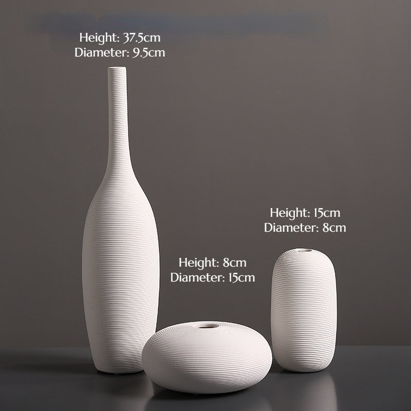 White Simple Vase