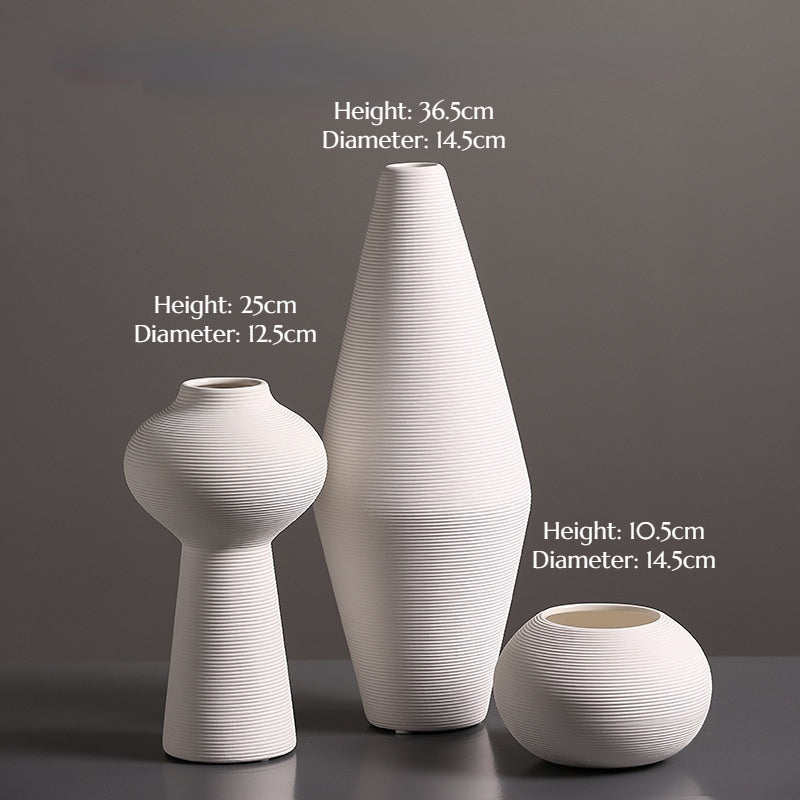 White Simple Vase