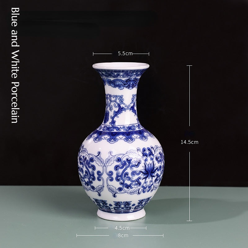 Small Blue and White Porcelain Vase