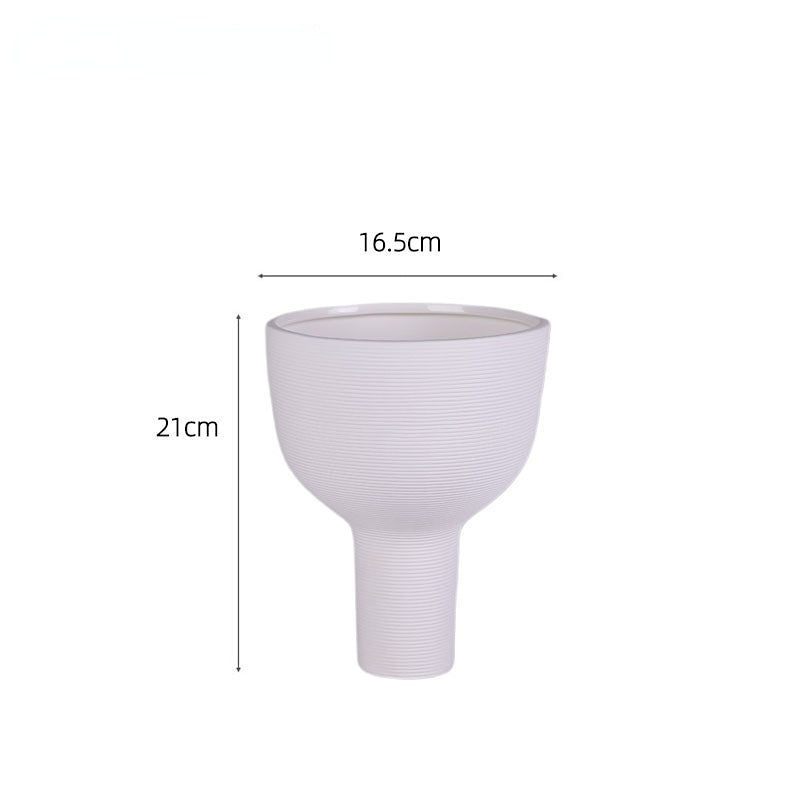 White Simple Vase