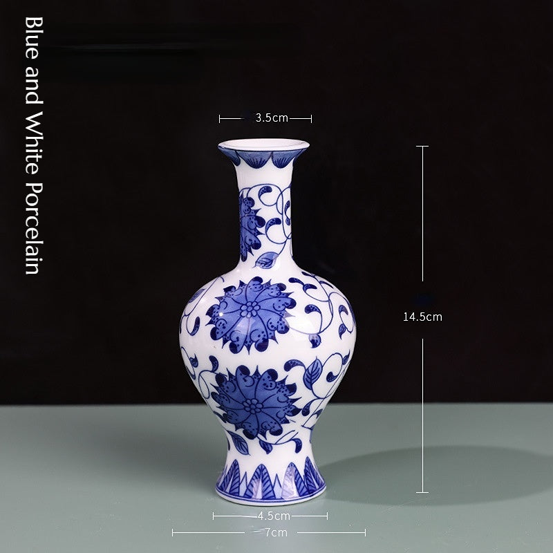 Small Blue and White Porcelain Vase