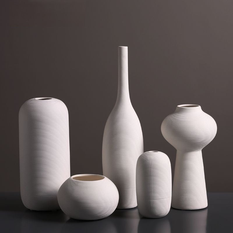 White Simple Vase