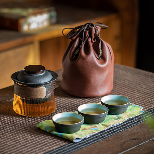 Portable Handbag Tea Cup