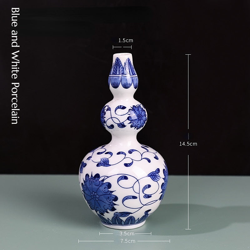 Small Blue and White Porcelain Vase