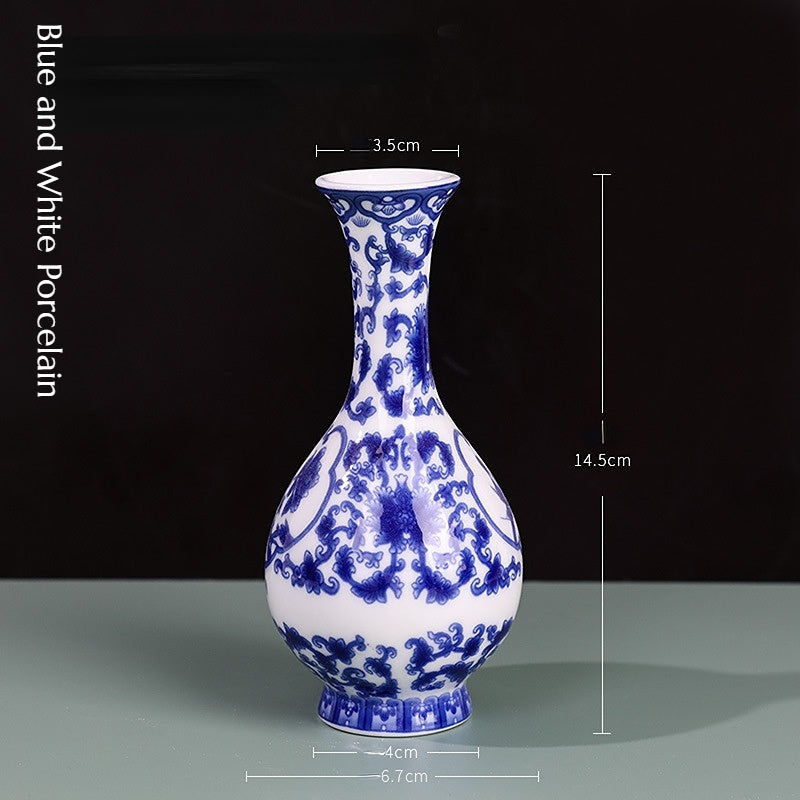 Small Blue and White Porcelain Vase