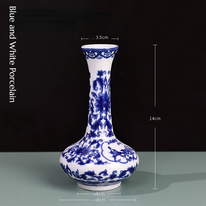 Small Blue and White Porcelain Vase