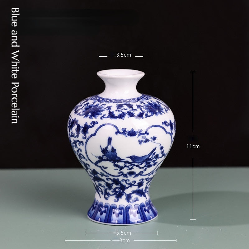 Small Blue and White Porcelain Vase