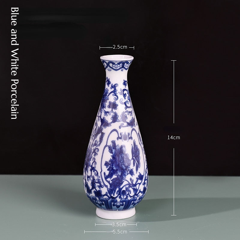 Small Blue and White Porcelain Vase