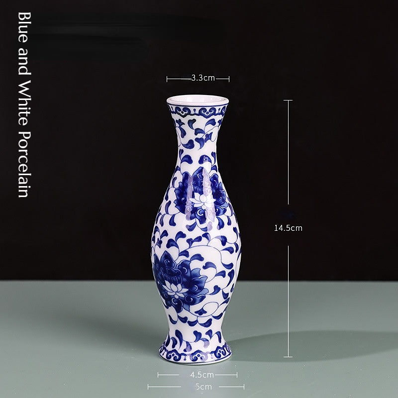 Small Blue and White Porcelain Vase