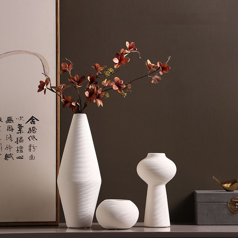 White Simple Vase