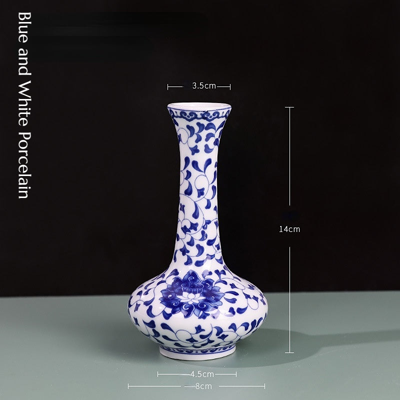 Small Blue and White Porcelain Vase