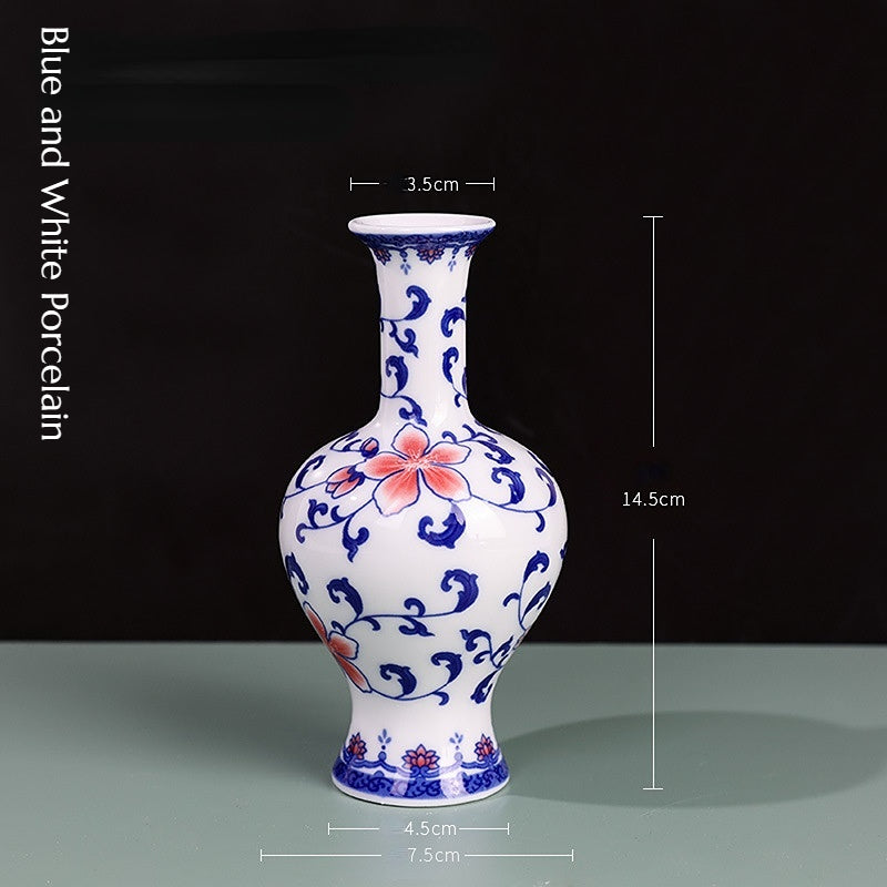 Small Blue and White Porcelain Vase