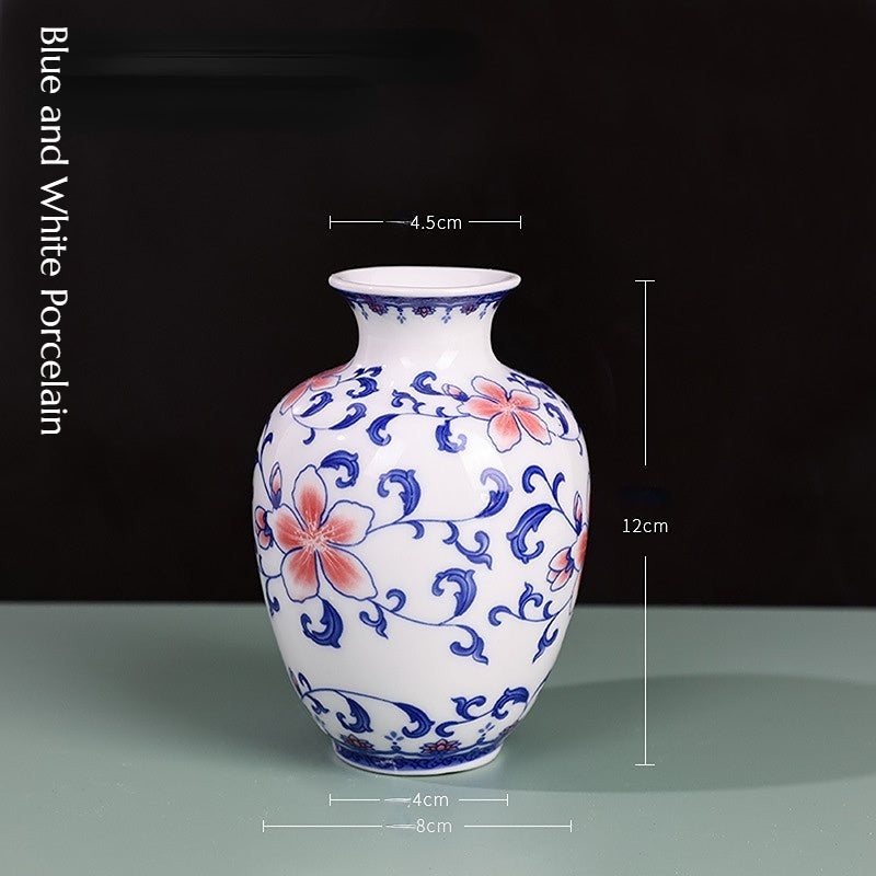 Small Blue and White Porcelain Vase