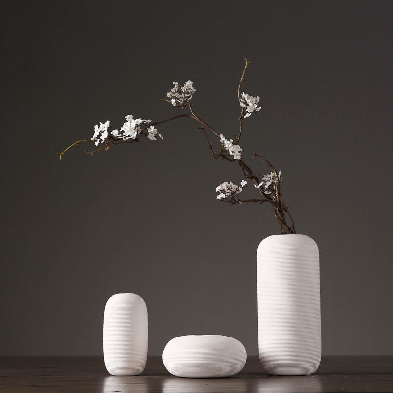 White Simple Vase